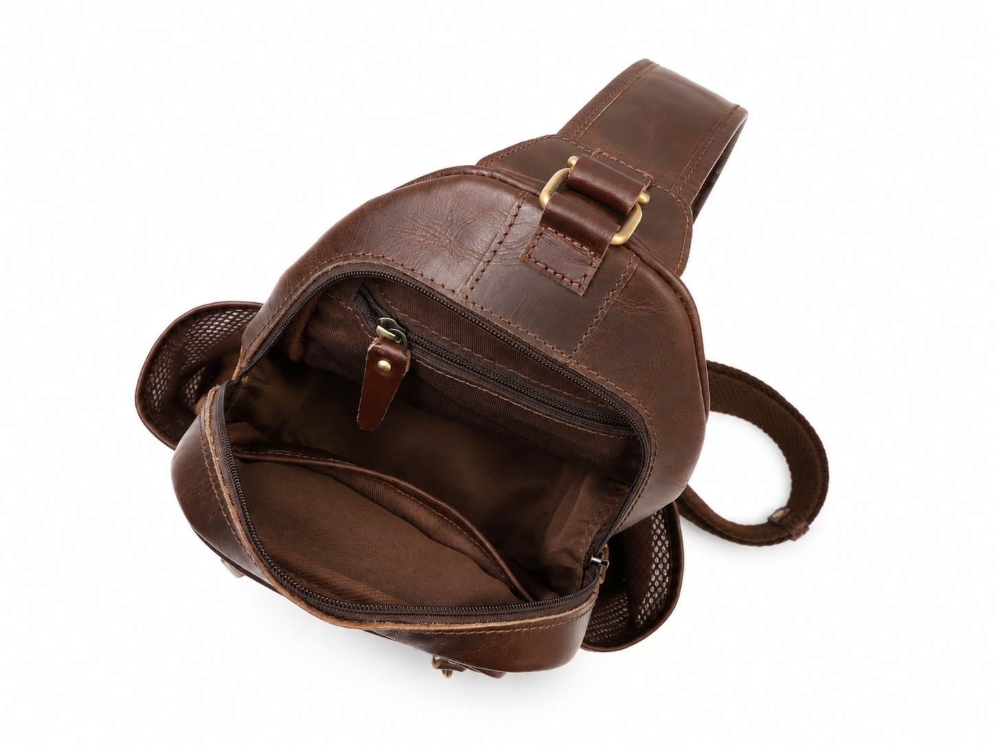 Hudson Voyager Buffalo Leather Sling Bag