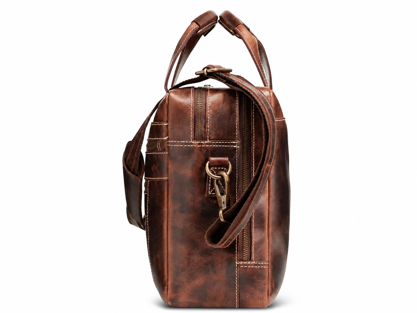 Jasper Buffalo Leather Briefcase