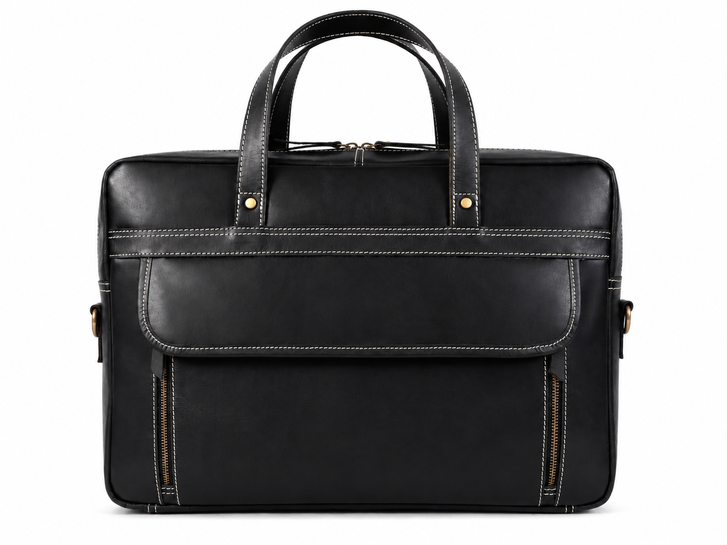 Weston Black Leather Briefcase