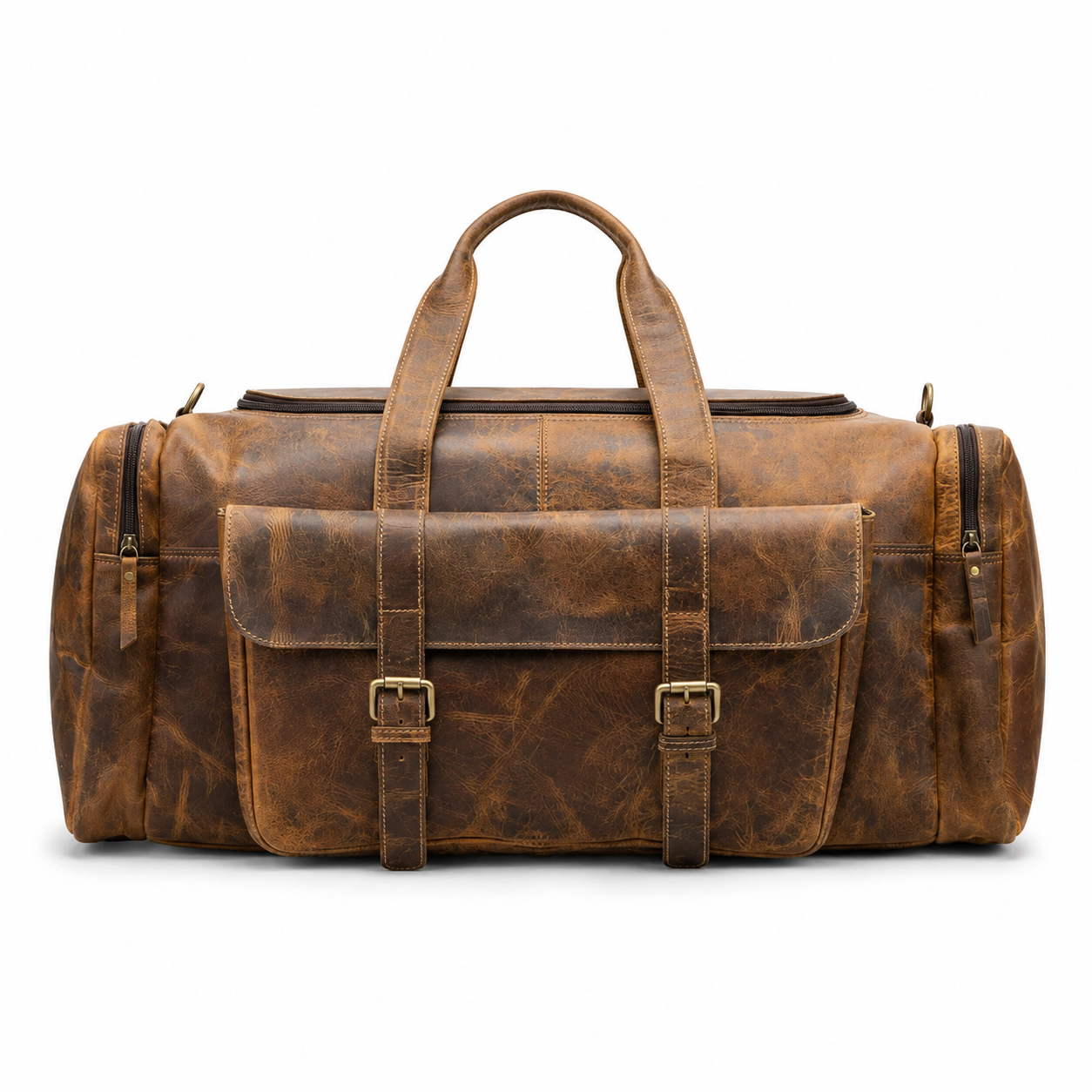 Vintage Leather Duffel