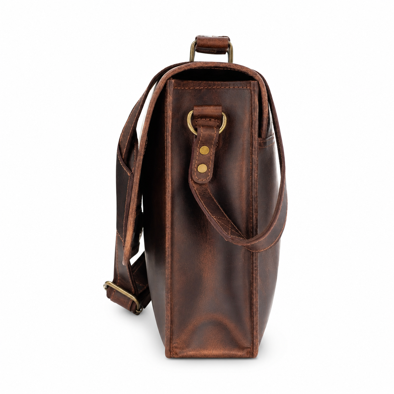 Parker Leather Messenger Bag for Men