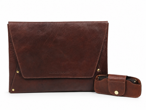 Urban Leather Laptop Sleeve + Free Sunglass Case