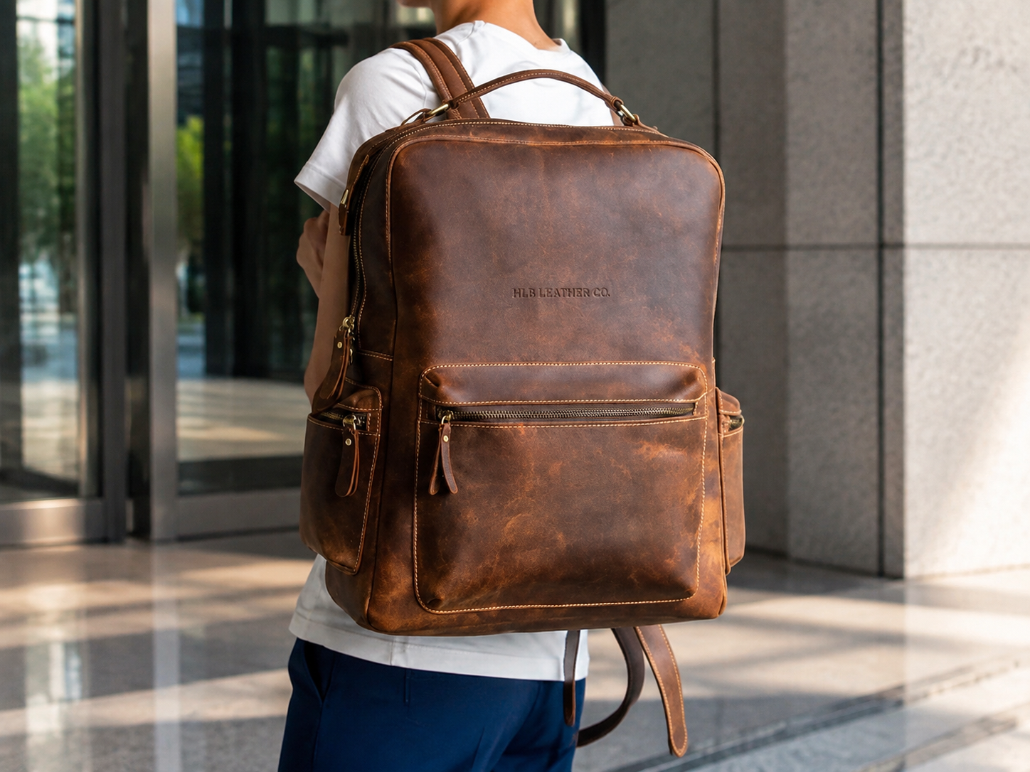 Cypress Leather Backpack