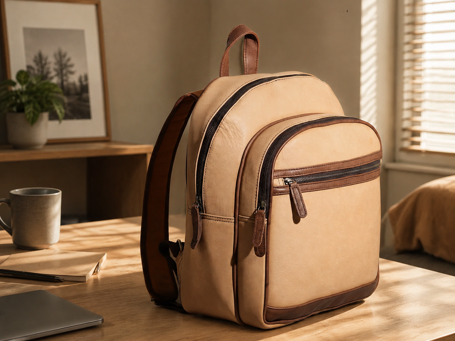 Frontier Leather Backpack