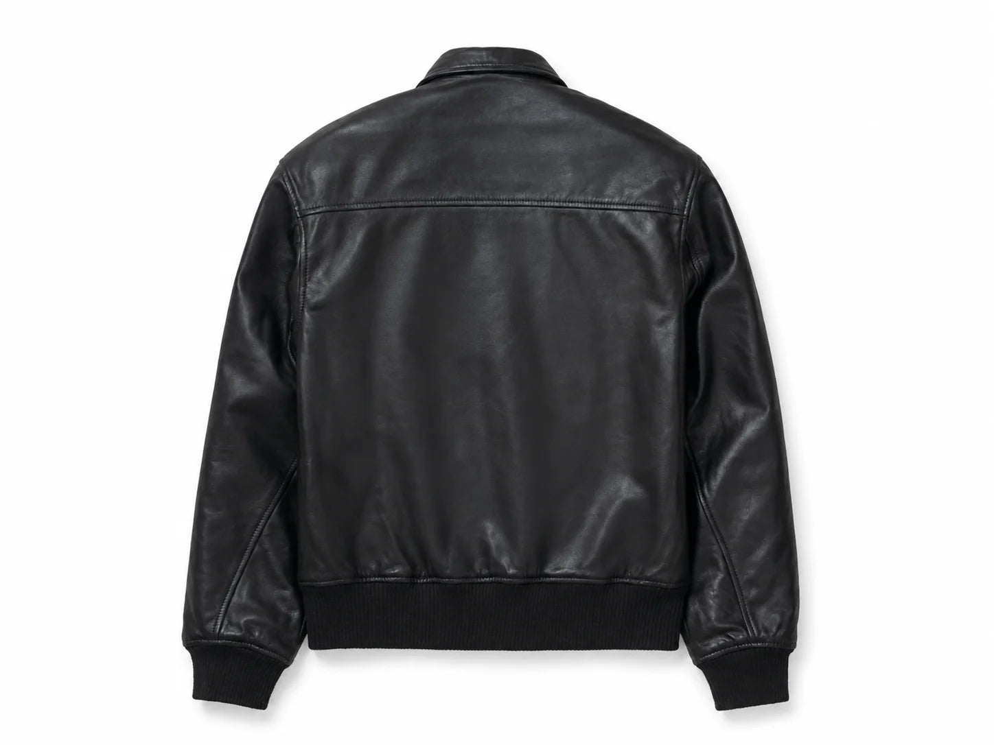 Women’s Lightweight Lambskin Leather Bomber Jacket – 23 Inch