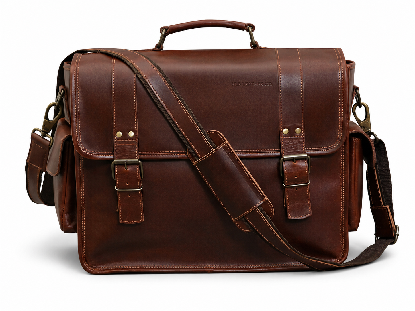 Buffalo Leather Satchel Briefcase