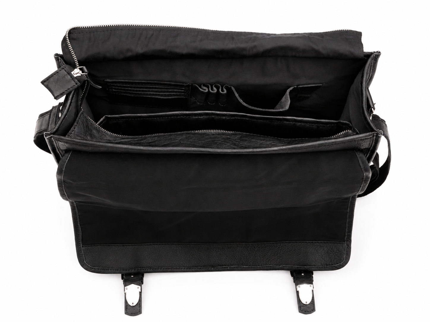 Pilot Black Leather Briefcase