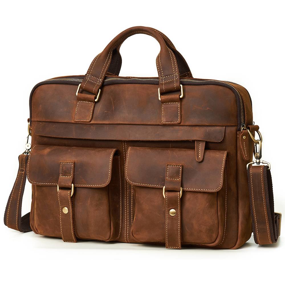 European Style Leather Briefcase