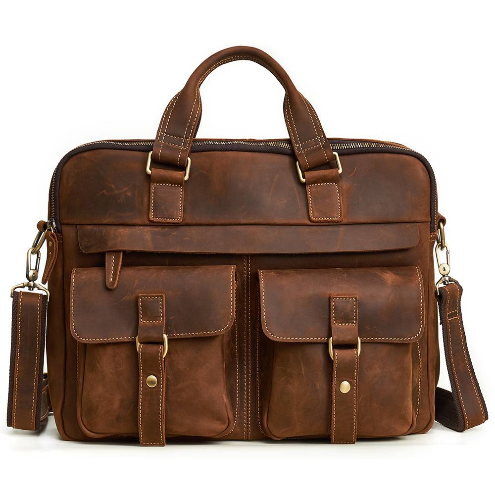 European Style Leather Briefcase