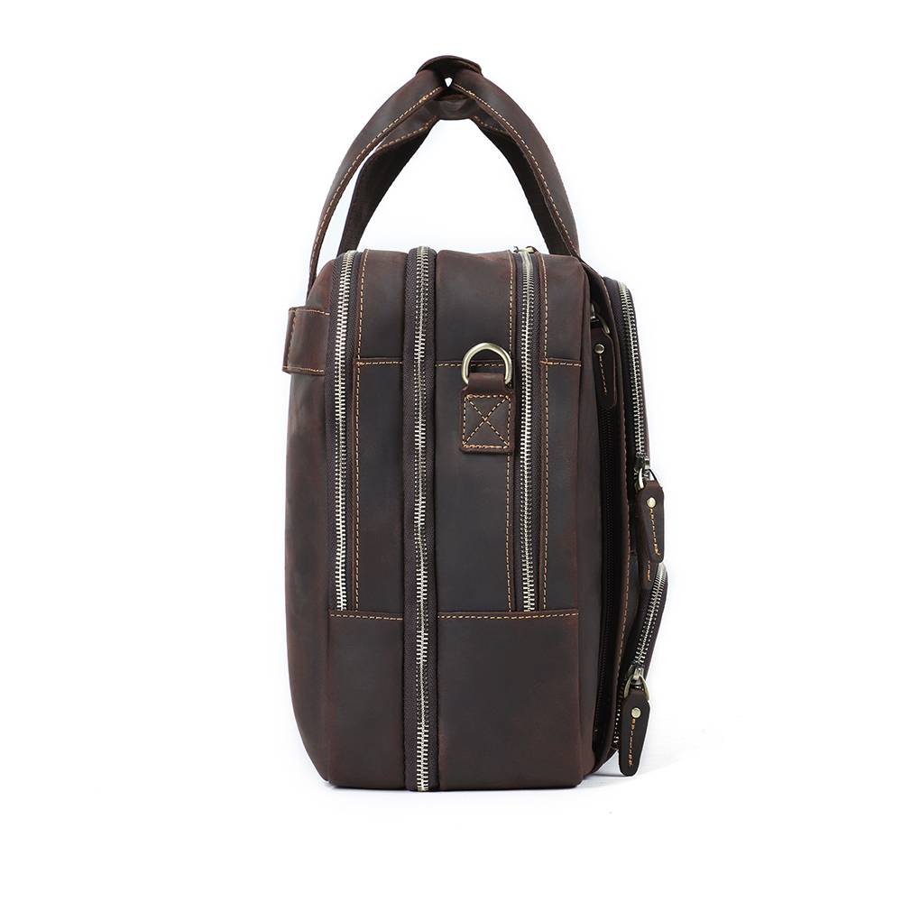 Business Travel Leather Briefcase