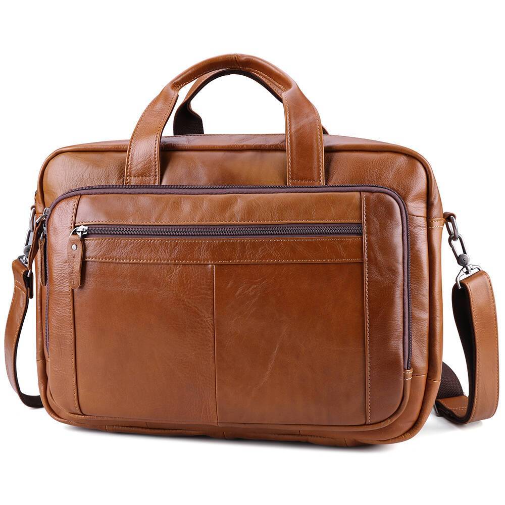 Everyday Leather Briefcase Laptop Bag