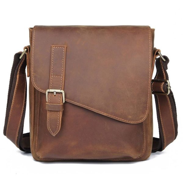 Leather Small Messenger Bag