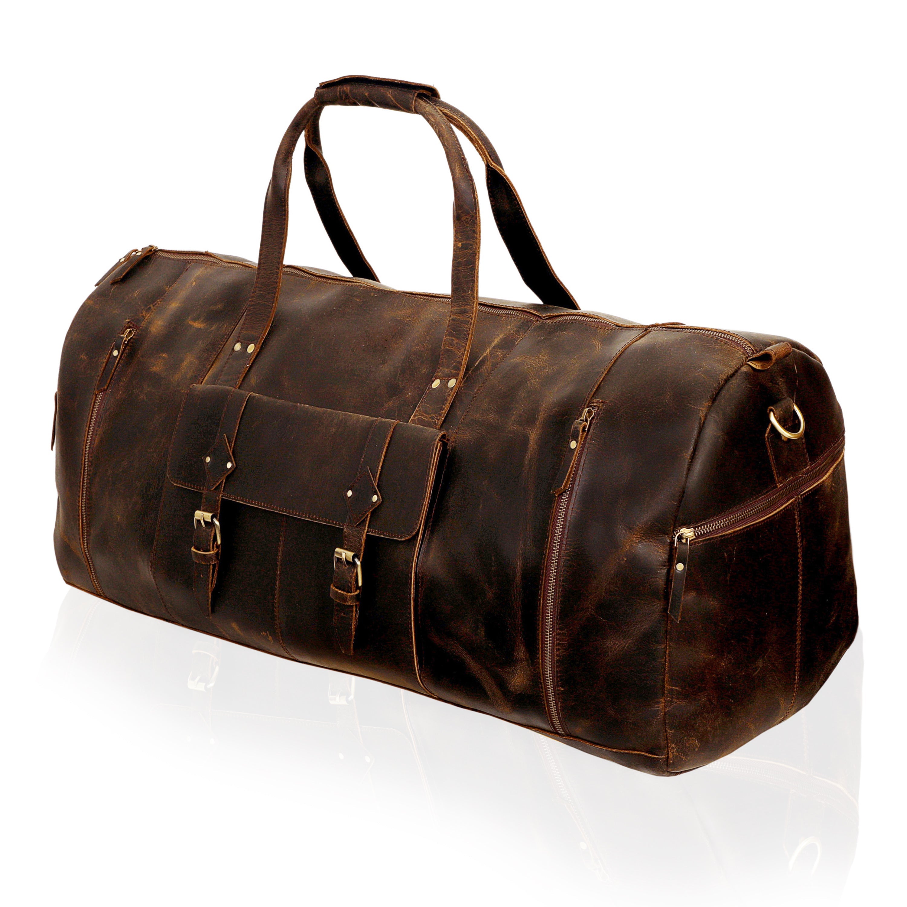 The Endre Weekender | Vintage Leather Duffle Bag