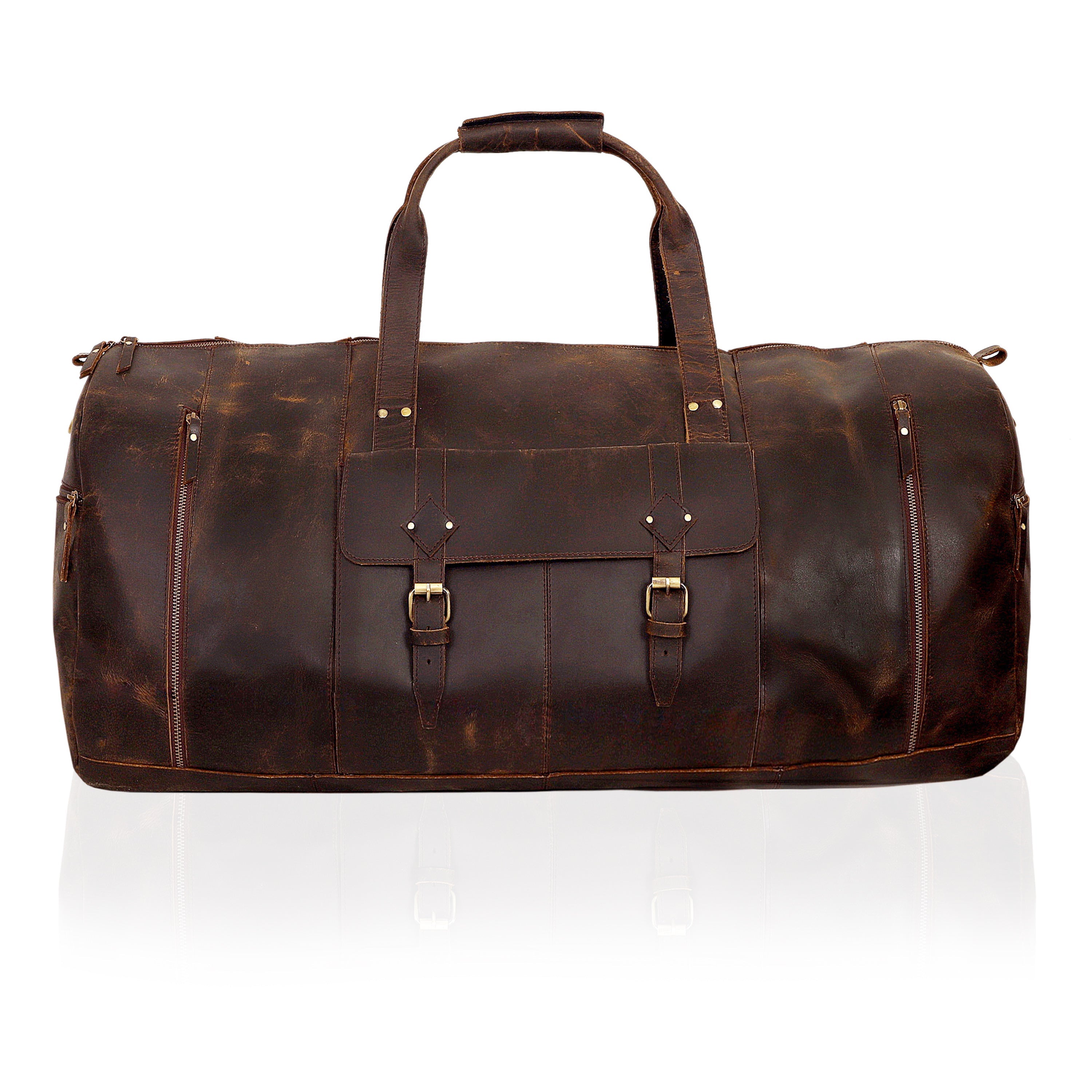 The Endre Weekender | Vintage Leather Duffle Bag