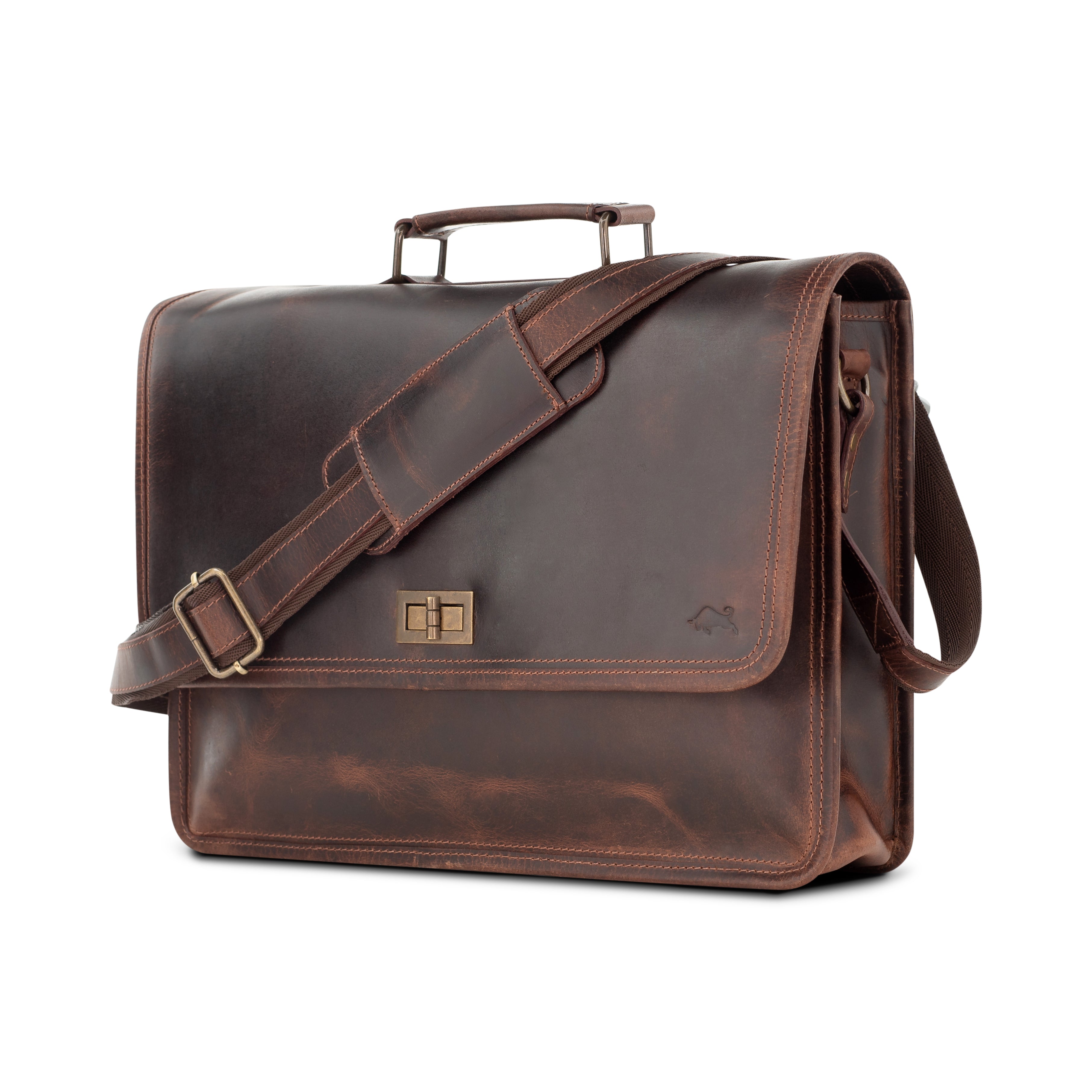 Premium Buffalo Leather Travel & Work Combo Set