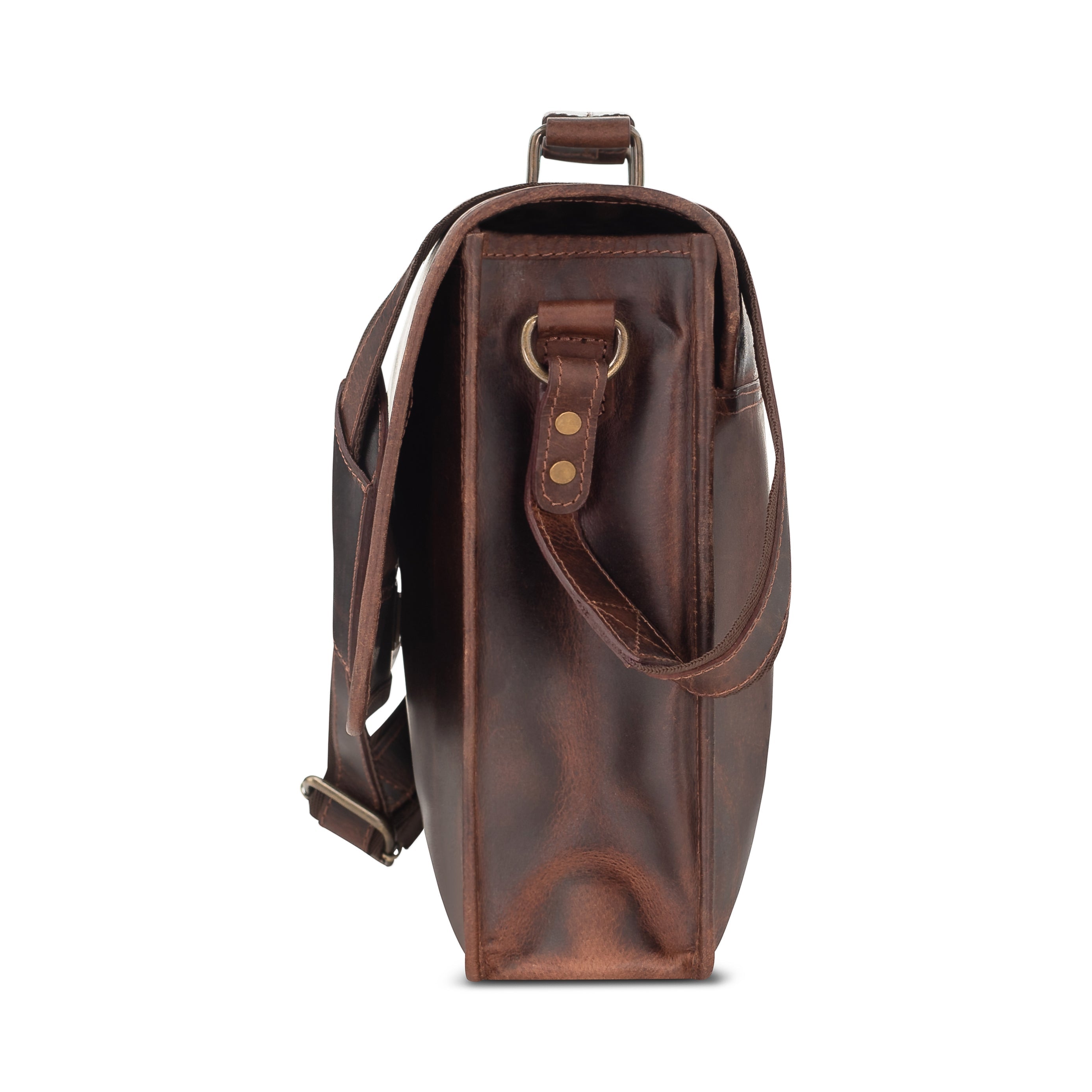 Premium Buffalo Leather Messenger Bag for Men