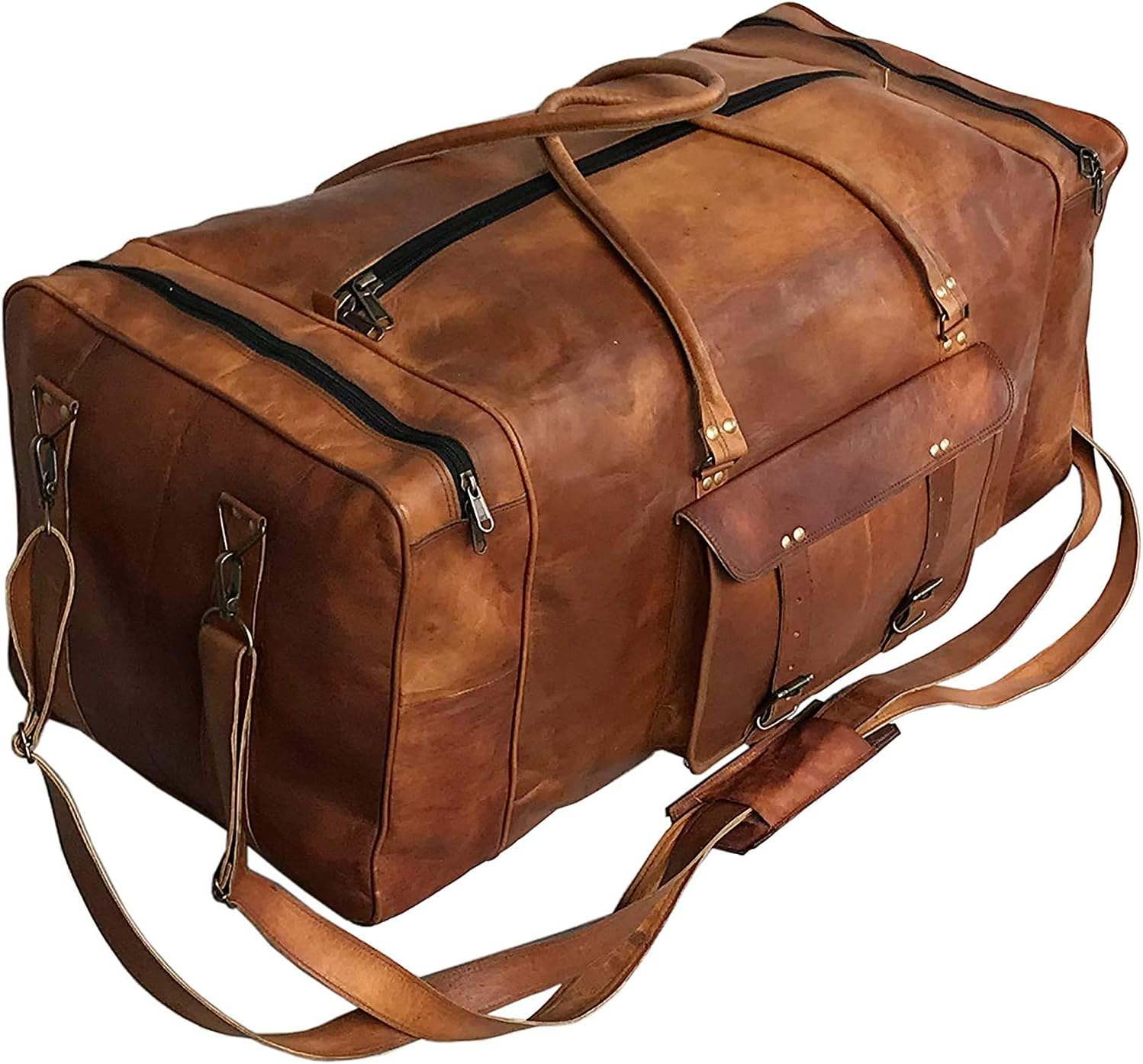 Iconic Full Grain Leather Duffel Bag