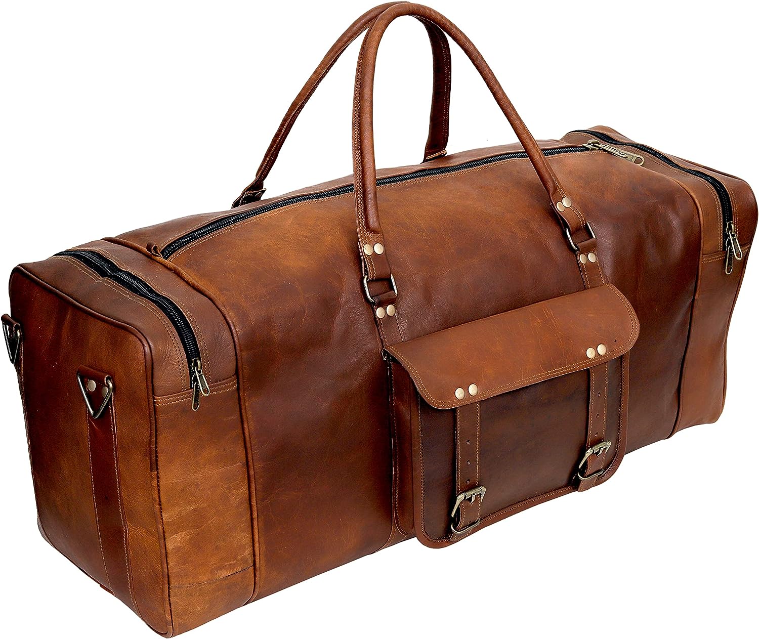 Iconic Full Grain Leather Duffel Bag
