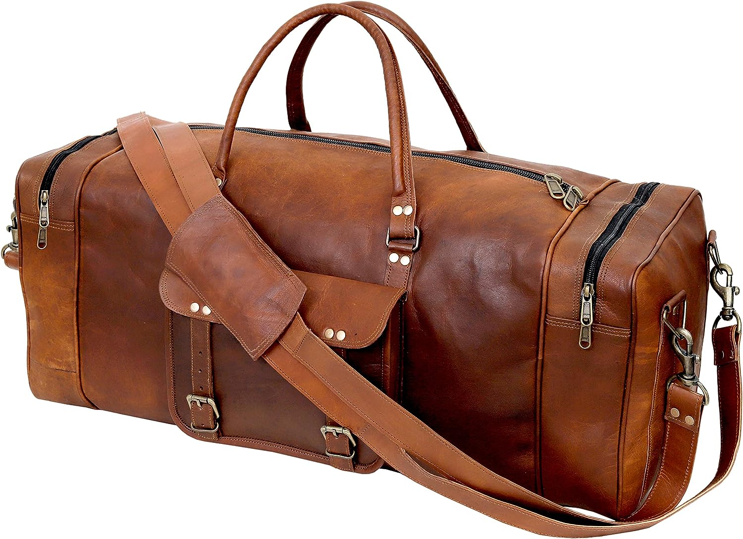 Iconic Full Grain Leather Duffel Bag