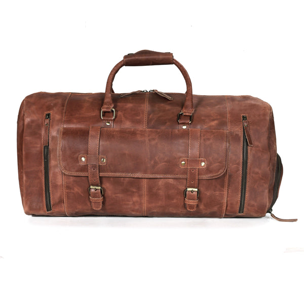 Henry Leather Shoe Duffle Bag for Men – Tan