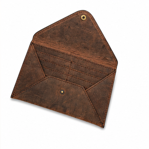 Corda Full-Grain Leather Wallet – Compact Card, Coin & Cash Organizer